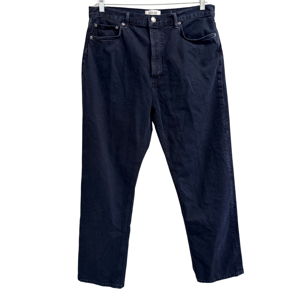 Agolde Women's Straight Leg Jeans in Deep Navy